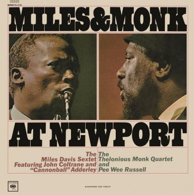 DAVIS, MILES / THELONIOUS MONK - MILES & MONK AT NEWPORT : MONO 180G - LP