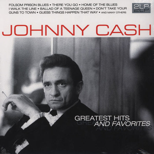 CASH, JOHNNY - GREATEST HITS & FAVORITES : 2LP 180 GRAM - LP