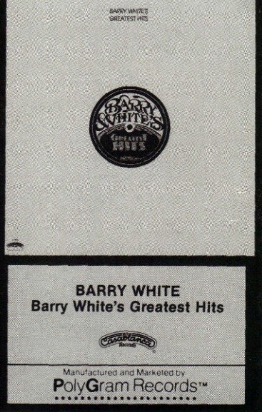 WHITE, BARRY - BARRY WHITE'S GREATEST HITS (CASSETTE) - CS