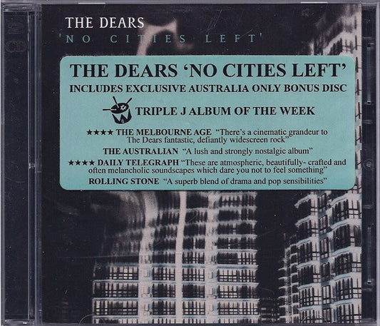 DEARS - NO CITIES LEFT : WITH BONUS DISC - CD