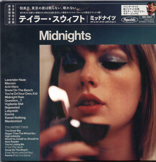 SWIFT, TAYLOR - MIDNIGHTS + 8 : JAPAN LATE NIGHT ED. 7" - CD
