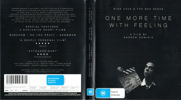 CAVE, NICK & THE BAD SEEDS - ONE MORE TIME WITH FEELING : 2D BLU-RAY - BR
