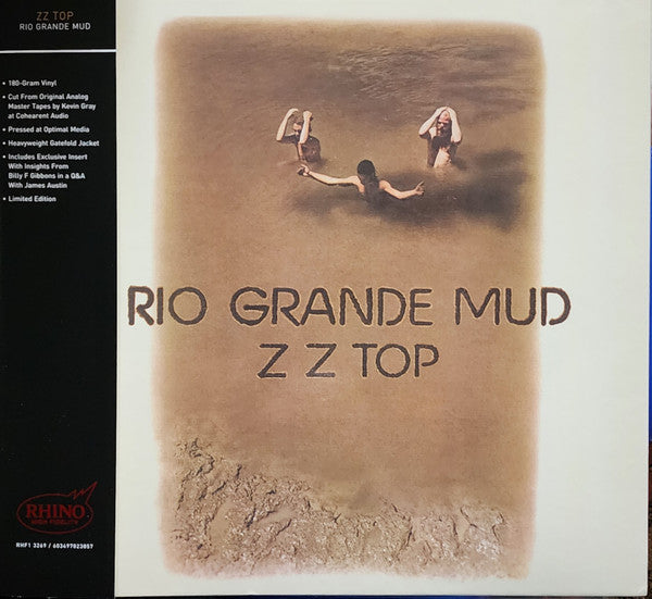 ZZ TOP - RIO GRANDE MUD : RHINO HIGH FIDELITY - LP