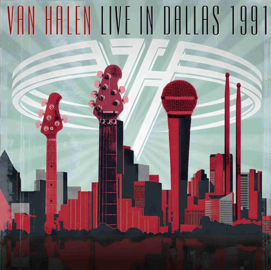 VAN HALEN - LIVE IN DALLAS 1991 : RED 2LP SET - LP
