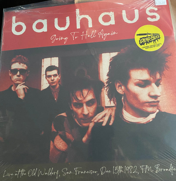 BAUHAUS - GOING TO HELL AGAIN: RED VINYL - LP