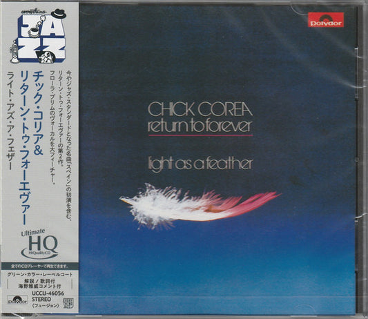 COREA, CHICK & RETURN TO FOREVER - LIGHT AS A FEATHER : 2025 REISSUE - CD