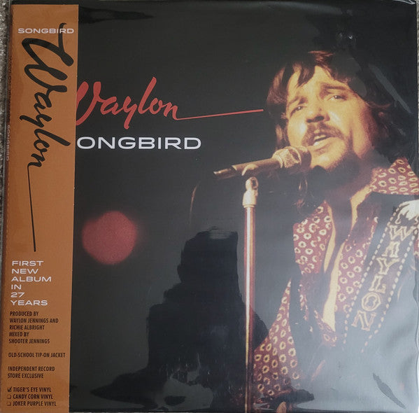 JENNINGS, WAYLON - SONGBIRD : TIGERS EYE VINYL - LP