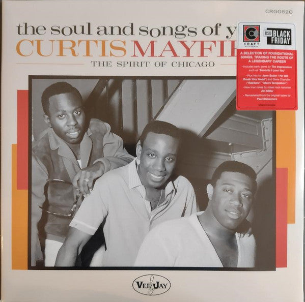 MAYFIELD, CURTIS / VARIOUS - SOUL & SONGS OF YOUNG CURTIS MAYFIELD - LP