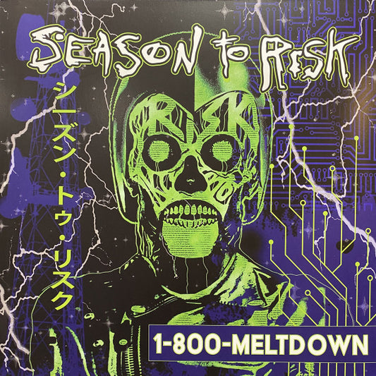 SEASON TO RISK - 1-800-MELTDOWN: NEON GREEN - LP