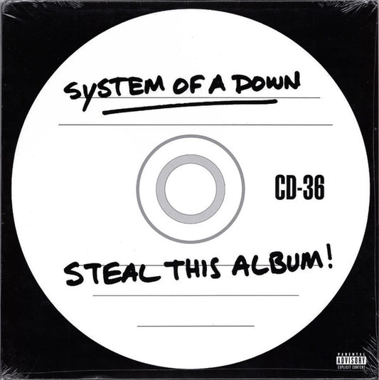 SYSTEM OF A DOWN - STEAL THIS ALBUM : 2LP SET - LP
