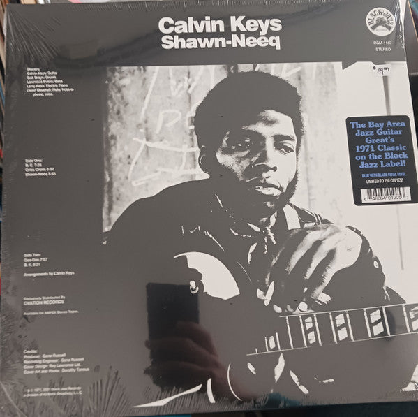 KEYS, CALVIN - SHAWN-NEEQ: BLUE/BLACK SWIRL - LP