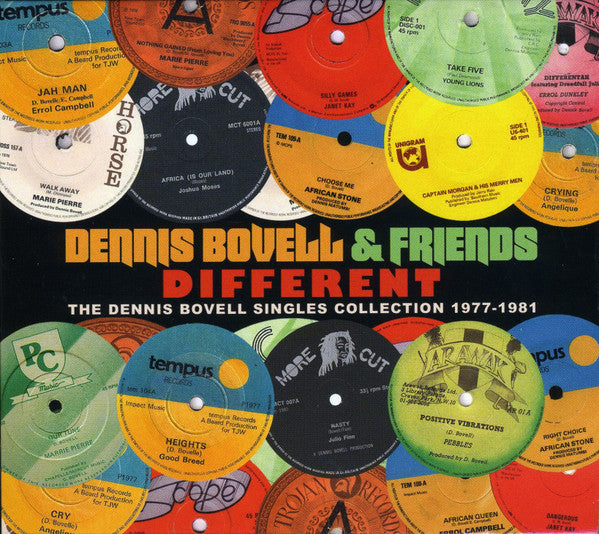 BOVELL, DENNIS & FRIENDS - DIFFERENT: THE SINGLES COLLECTION 77-81 - CD
