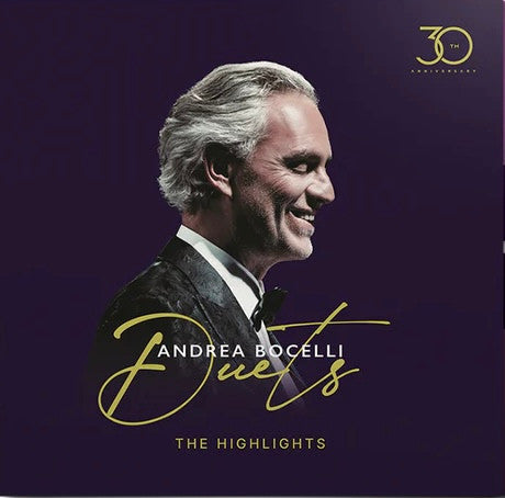 BOCELLI, ANDREA - DUETS : 30TH ANNIVERSARY (HIGHLIGHTS) - LP