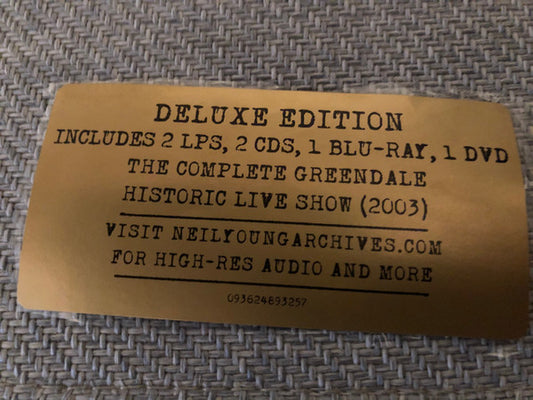 YOUNG, NEIL & CRAZY HORSE - RETURN TO GREENDALE : 2LP + 2CD + BR BOX - LP