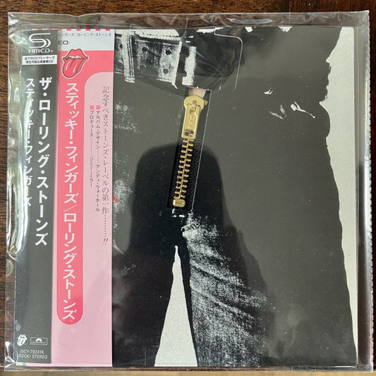 ROLLING STONES - STICKY FINGERS : CARD SLEEVE + ZIPPER - CD