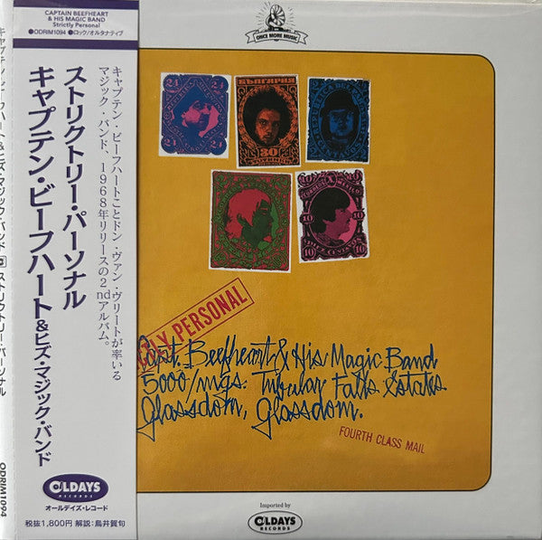 CAPTAIN BEEFHEART & THE MAGIC BAND - STRICTLY PERSONAL + 1 : JAPANESE CARD SL - CD