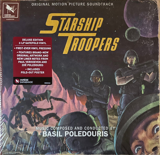 STARSHIP TROOPERS (1979) - SOUNDTRACK : 2LP SET + POSTER - LP