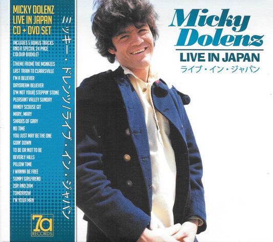DOLENZ, MICKY - LIVE IN JAPAN : CD + DVD - CD