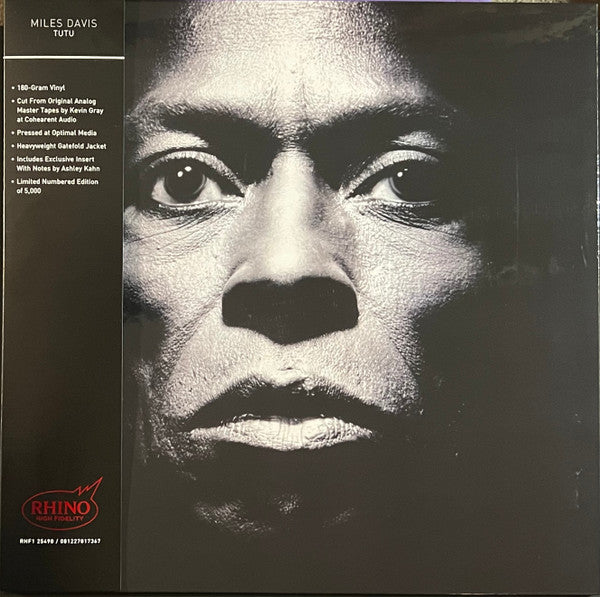 DAVIS, MILES - TUTU : RHINO HIGH FIDELITY (180-GRAM) - LP