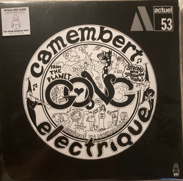 GONG - CAMEMBERT ELECTRIQUE : CLEAR MARBLED - LP