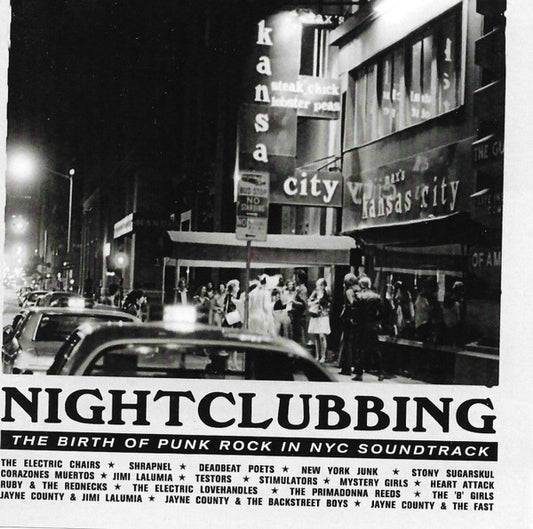 VARIOUS - NIGHTCLUBBING : BIRTH OF PUNK IN NYC - CD