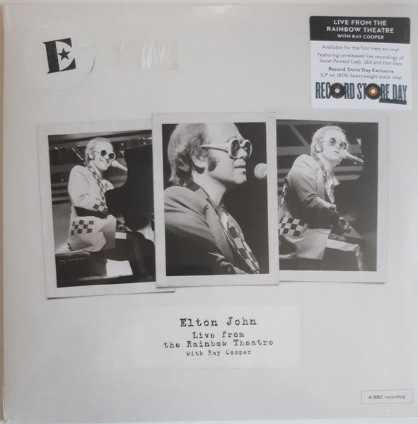 JOHN, ELTON / RAY COOPER - LIVE FROM THE RAINBOW THEATRE - LP