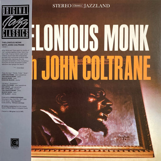 MONK, THELONIOUS / JOHN COLTRANE - THELONIUS MONK WITH JOHN COLTRANE - LP