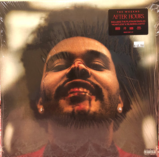 WEEKND - AFTER HOURS : 2LP CLEAR W/ RED SPLATTER - LP