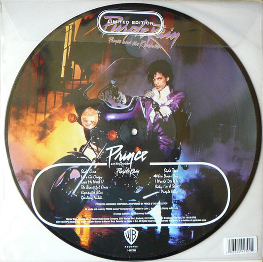 PRINCE & THE REVOLUTION - PURPLE RAIN : PICTURE DISC - LP