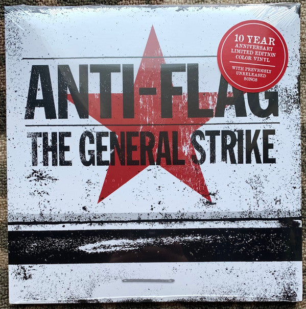 ANTI-FLAG - GENERAL STRIKE : 10TH ANNIVERSARY (RED) - LP