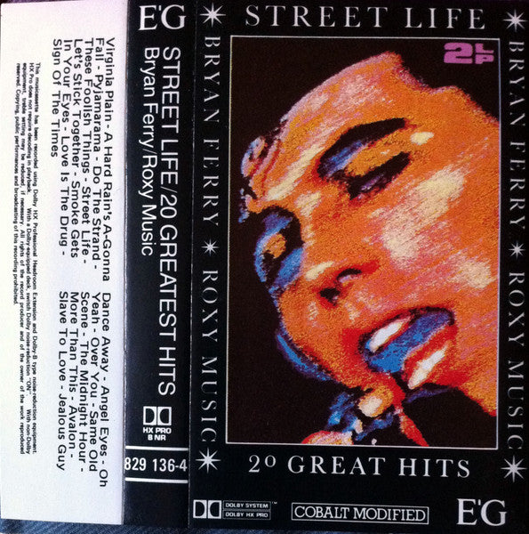 FERRY, BRYAN / ROXY MUSIC - STREET LIFE - 20 GREATEST HITS (CASSETTE - CS