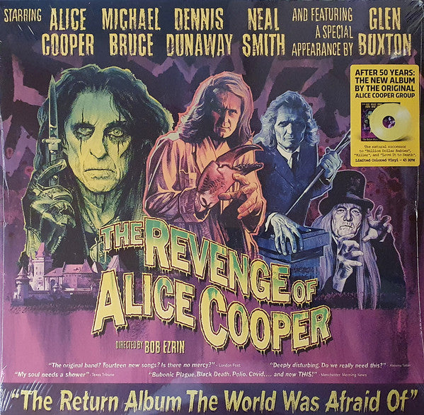 COOPER, ALICE - REVENGE OF ALICE COOPER : 2LP YELLOW - LP