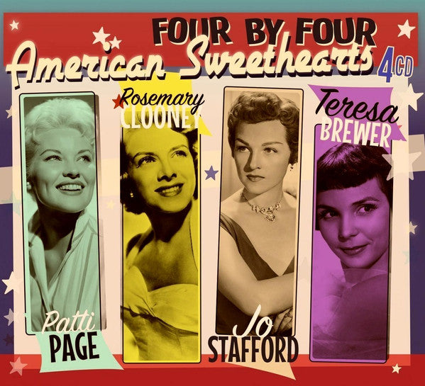VARIOUS - AMERICAN SWEETHEARTS : 4CD SET - CD