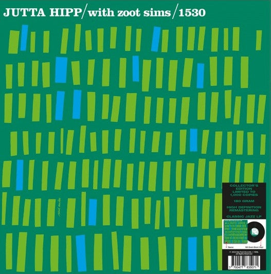 HIPP, JUTTA - WITH ZOOT SIMS : 180 GRAM VINYL - LP