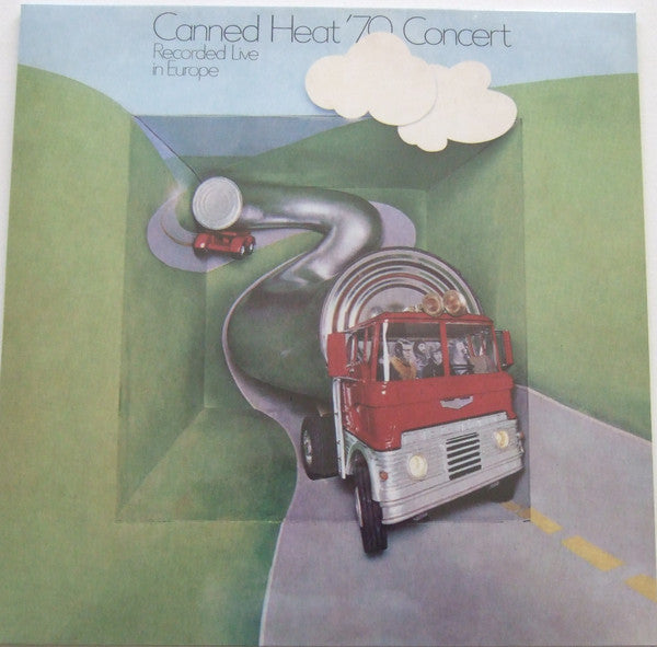 CANNED HEAT - '70 CONCERT RECORDED LIVE IN EUROPE - LP