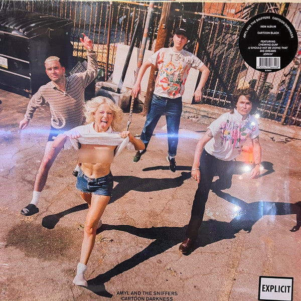 AMYL & THE SNIFFERS - CARTOON DARKNESS : BLUE VINYL - LP