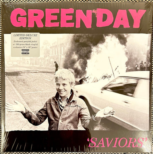 GREEN DAY - SAVIORS : GATEFOLD SLEEVE WITH POSTER - LP