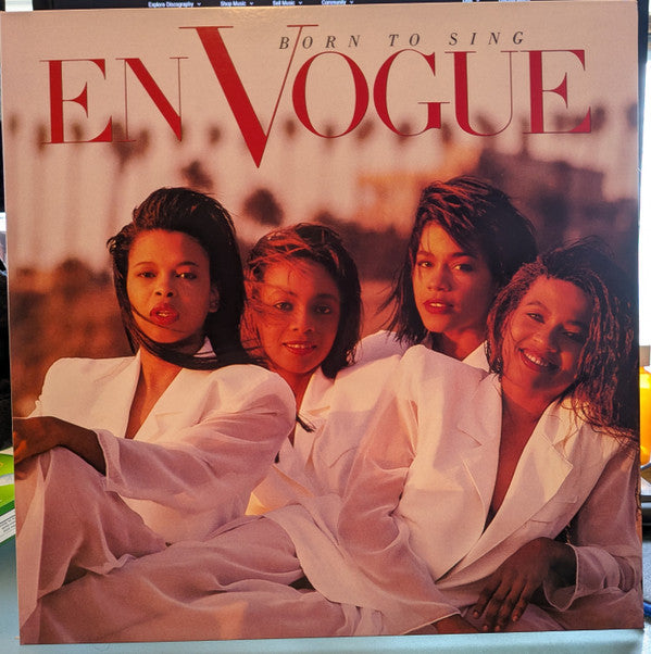 EN VOGUE - BORN TO SING: RED & WHITE SPLIT COLOURED - LP