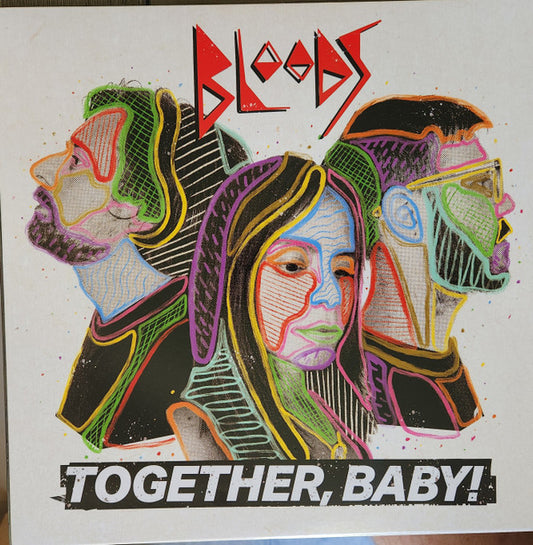 BLOODS - TOGETHER BABY! : CLEAR WITH SPLATTER - LP