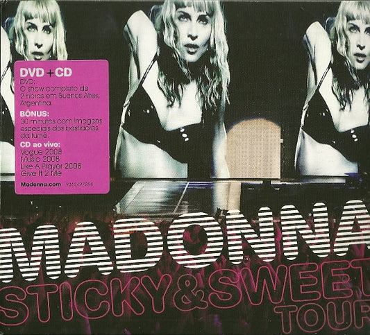 MADONNA - STICKY & SWEET TOUR : CD + DVD SET - CD