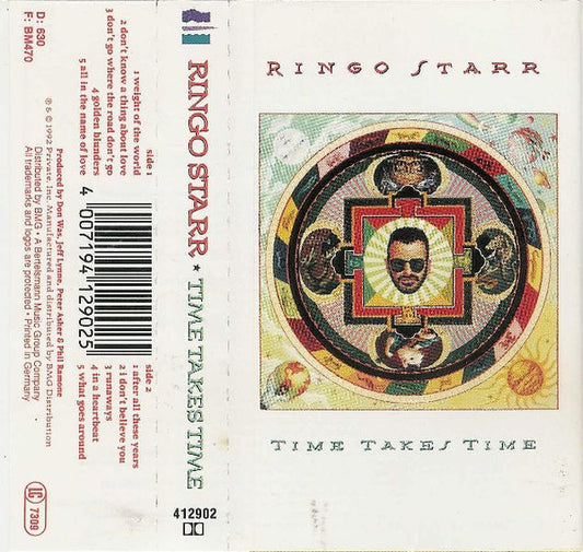 STARR, RINGO - TIME TAKES TIME (CASSETTE) - CS