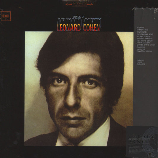 COHEN, LEONARD - SONGS OF LEONARD COHEN : 180-GRAM VINYL - LP