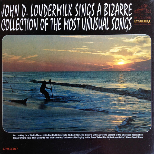 LOUDERMILK, JOHN D. - SINGS A BIZARRE COLLECTION... (US MONO) - LP