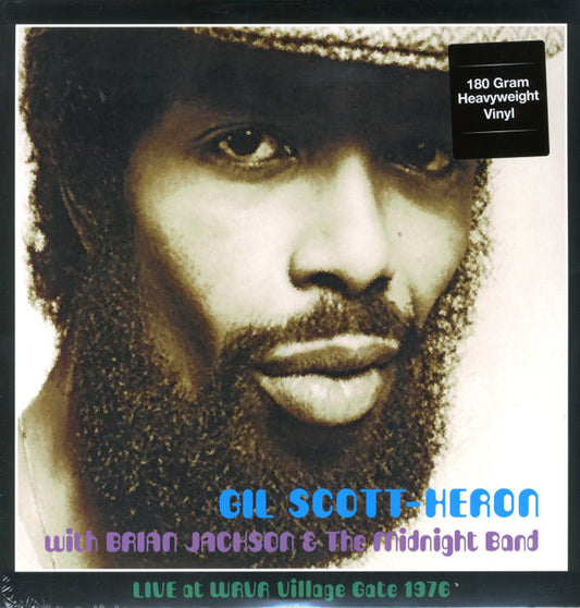 SCOTT-HERON, GIL - LIVE AT WRVR VILLAGE GATE 1976 - LP