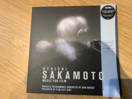 SAKAMOTO, RYUICHI - MUSIC FOR FILM : AMBER & BLACK SPLATTER - LP