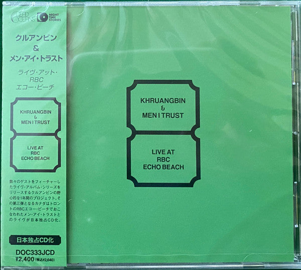 KHRUANGBIN / MEN I TRUST - LIVE AT RCB ECHO BEACH - CD