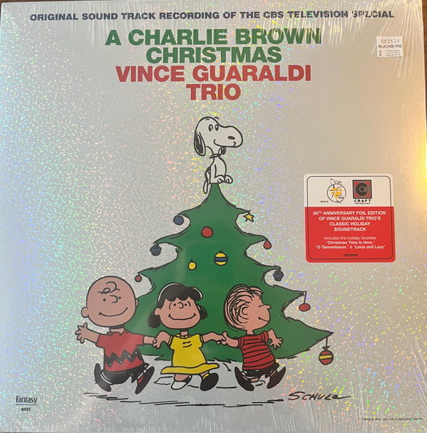 GUARALDI, VINCE TRIO - CHARLIE BROWN CHRISTMAS : FOIL SLEEVE - LP