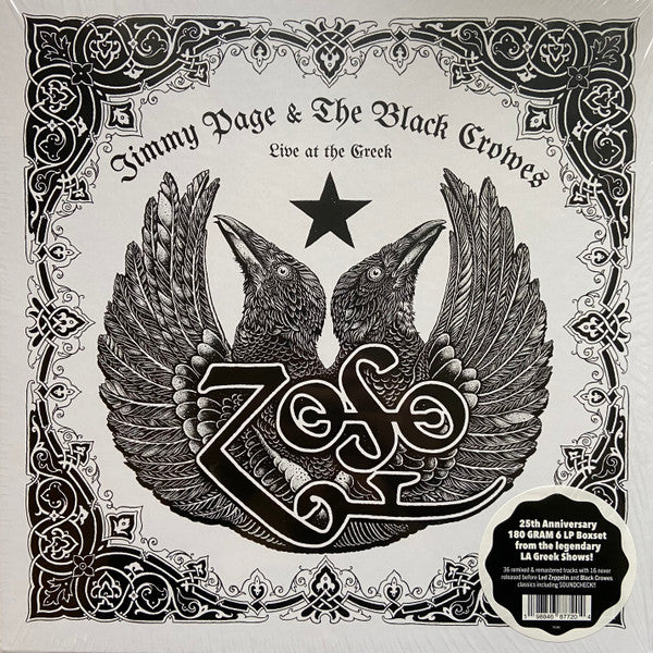 PAGE, JIMMY / BLACK CROWES - LIVE AT THE GREEK : EXPANDED BOX (6LP) - LP