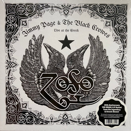 PAGE, JIMMY / BLACK CROWES - LIVE AT THE GREEK : EXPANDED BOX (6LP) - LP