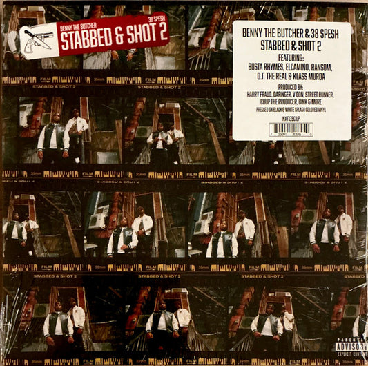 38 SPESH & BENNY THE BUTCHER - STABBED & SHOT 2: BLACK & WHITE SPLASH - LP